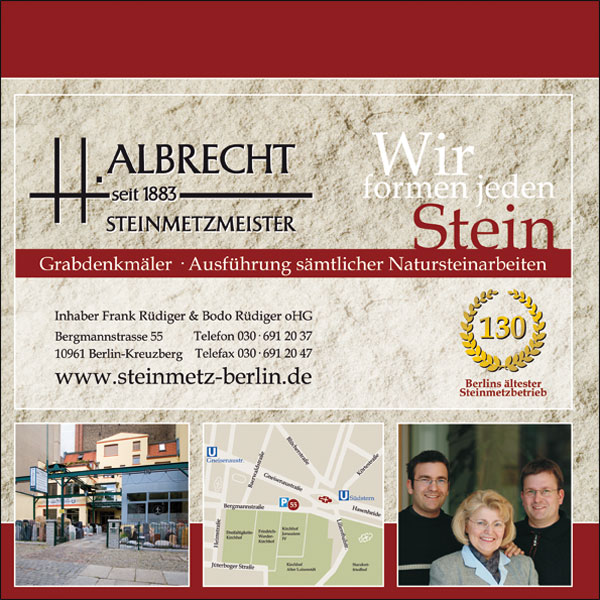 H. Albrecht – Steinmetzmeister