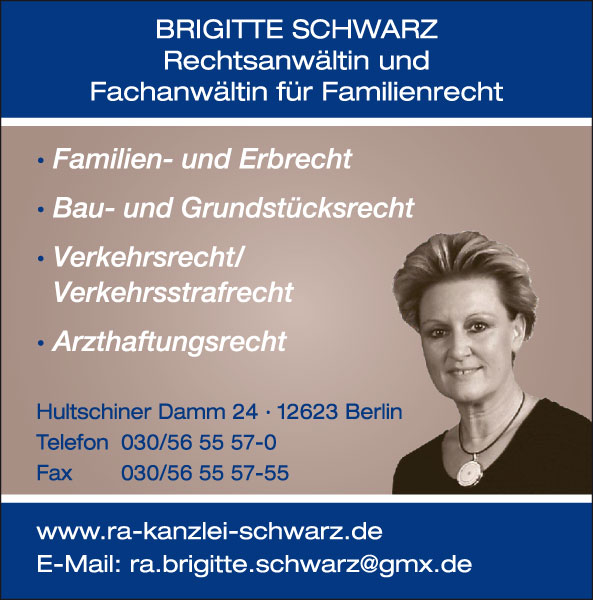 Rechtsanwaltskanzlei Brigitte Schwarz – u. a. Familien- und Erbrecht
