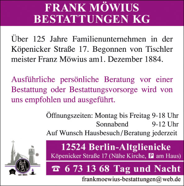 Frank Möwius Bestattungen KG