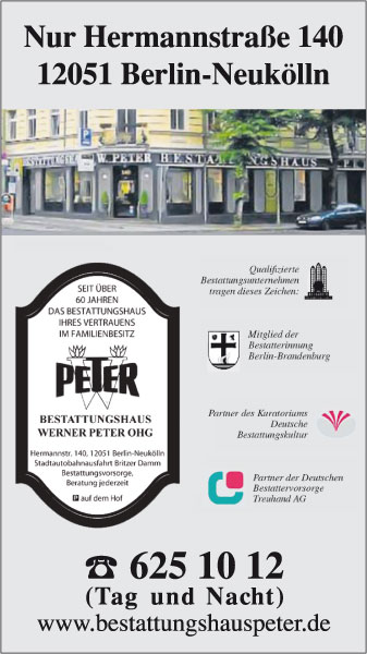 Bestattungshaus Werner Peter OHG