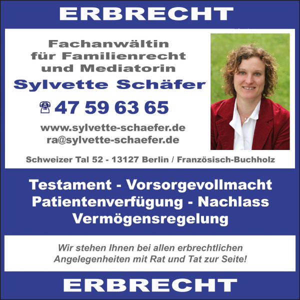Sylvette Schäfer – Fachanwältin für Familienrecht und Mediatorin
