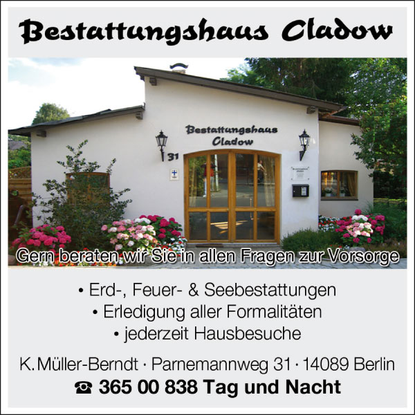 Bestattungshaus Cladow
